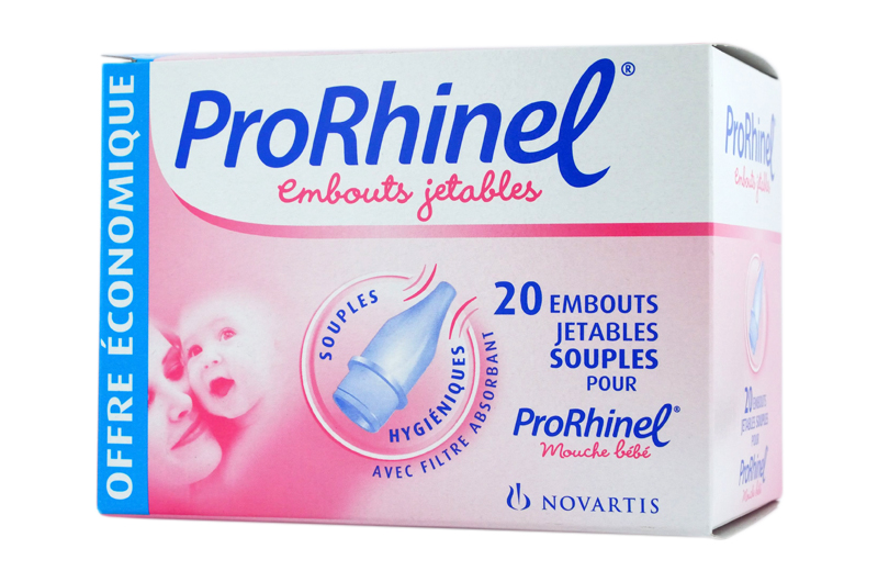 ProRhinel embouts jetables souples, boite de 20 embouts