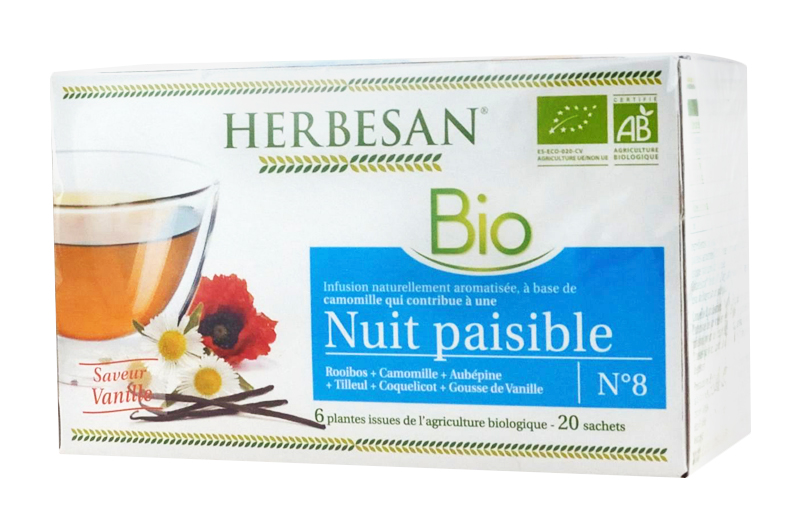 Herbesan infusion bio sachets - Tisane Perte de poids - Minceur