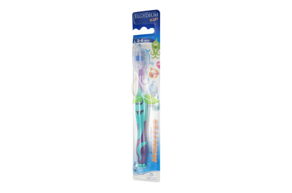 ELGYDIUM brosse à dents monster 2/6 ans