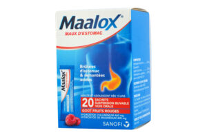 MAALOX maux d'estomac goût fruits rouges 20 sachets