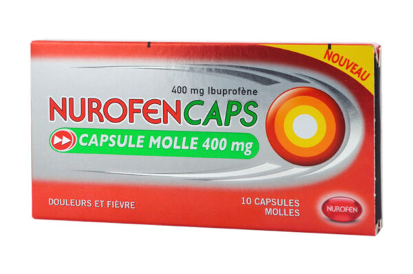 NUROFEN CAPS 400 mg boîte 10 capsules molles