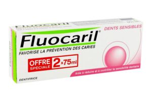 FLUOCARIL DENTS SENSIBLES pâte goût menthe 2x tube 75 ml