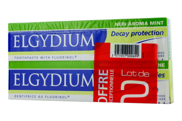 ELGYDIUM DENTS PROTECTION CARIES tube 75 ml lot de 2