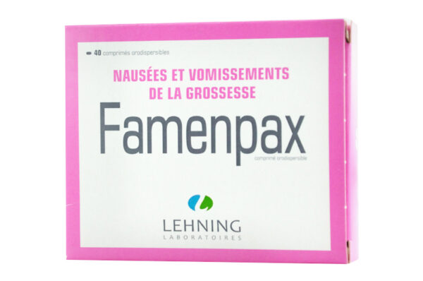FAMENPAX nausées et vomissements de la grossesse 40 comprimés