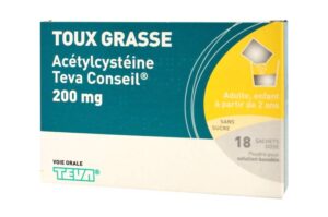 ACETYLCYSTEINE TEVA 200 mg 18 sachets