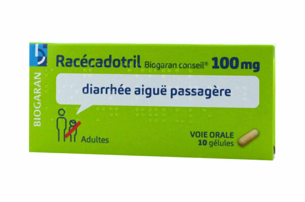 RACECADOTRIL Adulte (TIORFAN) 100 mg 10 gélules