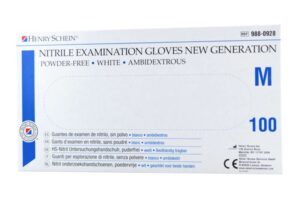 Gants d'Examen en Nitrile, sans poudré taille M 100 gants