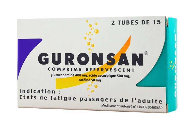 GURONSAN 2 tubes de 15 comprimés effervescents - Pharma