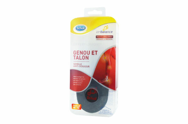 SCHOLL  In Balence GENOU ET TALON Semelles Anti-douleur T 40 – 42