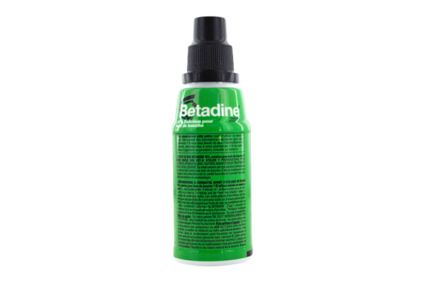 BETADINE Bain de bouche 10% flacon 125 ml