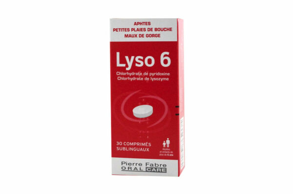 LYSO 6 comprimés sublinguaux boîte de 30
