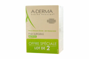 A-DERMA PAIN SURGRAS au lait d'Avoine DUO 2X100g