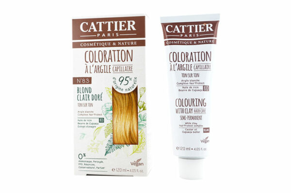 CATTIER Couleur 8.3 Blond Clair Doré 120 ml