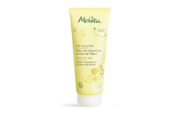 MELVITA Gel Douche Fleur de Citronnier et Miel de Tilleul tube 200 ml