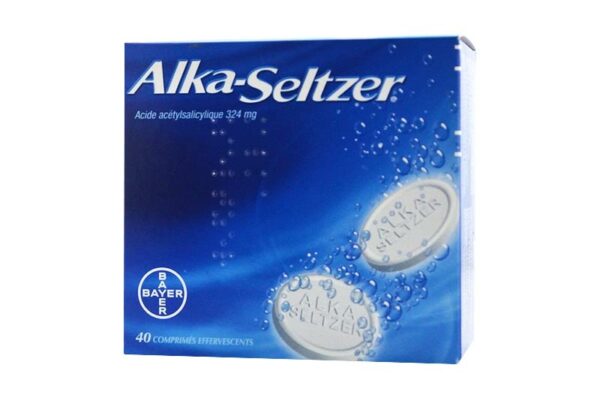 ALKA SELTZER 324 mg effervescent boite 40