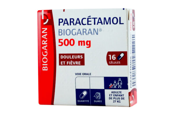 PARACETAMOL BIOGARAN 500 mg 16 gélules