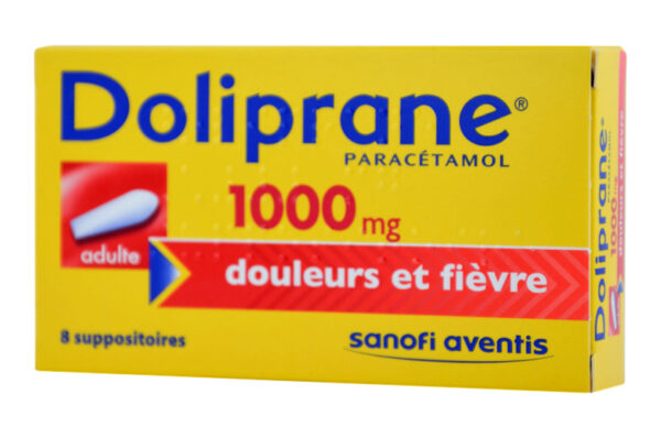 DOLIPRANE adultes 1000 mg 8 suppositoires
