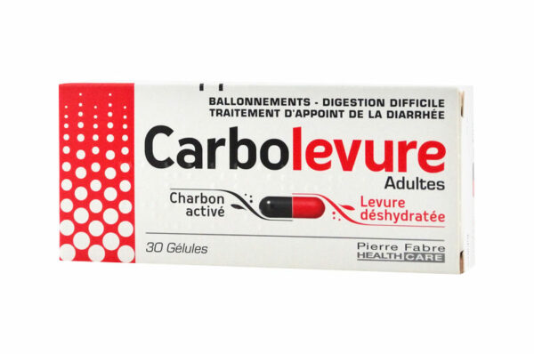 CARBOLEVURE adulte boîte de 30 gélules