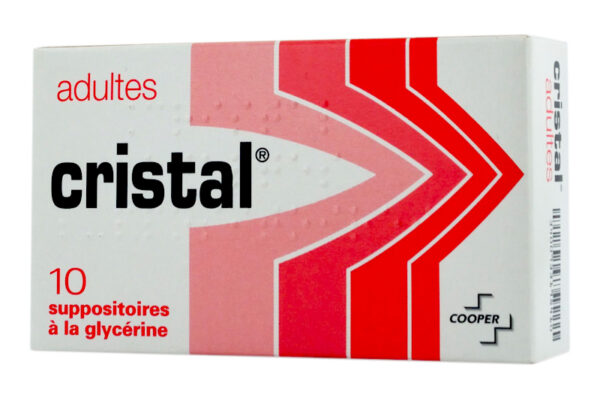 CRISTAL suppositoires glycérine adultes boîte de 10