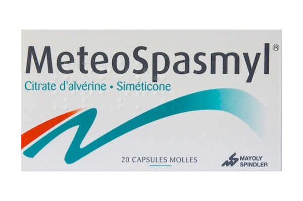METEOSPASMYL Citrate d'alverine et Simeticone 20 capsules molles