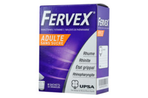 FERVEX adulte sans sucre buvable 8 sachets