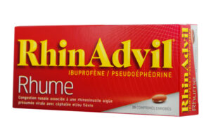RHINADVIL Rhume ibuprofène / pseudoéphédrine 20 comprimés