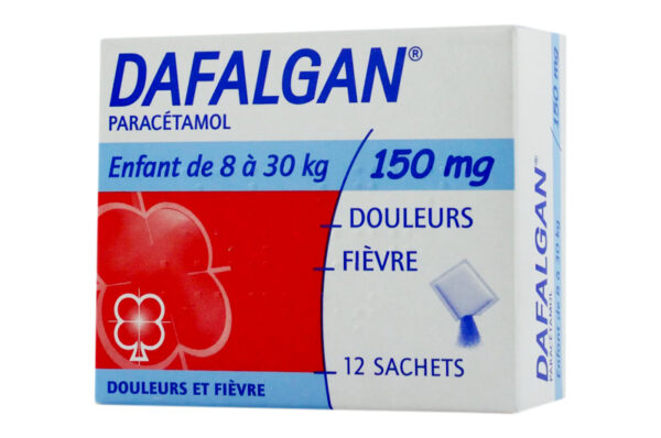 DAFALGAN (EFFERALGAN) 150 mg sachets boîte de 12