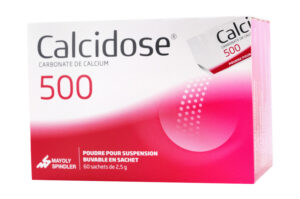 CALCIDOSE carbonate de calcium 500 mg