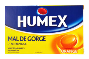 HUMEX pastille mal de gorge orange boite de 24