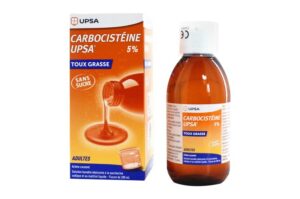 CARBOCISTEINE UPSA 5% sans sucre Toux grasse 200 ml