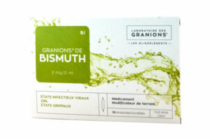 GRANIONS de Bismuth 10 ampoules buvables