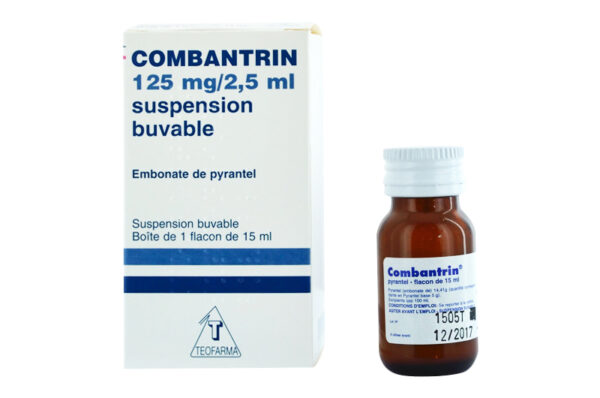 COMBANTRIN 125 mg/2,5 ml 1 flacon de 15 ml