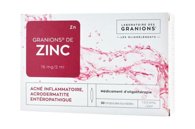 GRANIONS de Zinc 30 ampoules buvables