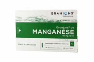 GRANIONS de Manganèse 30 ampoules buvables