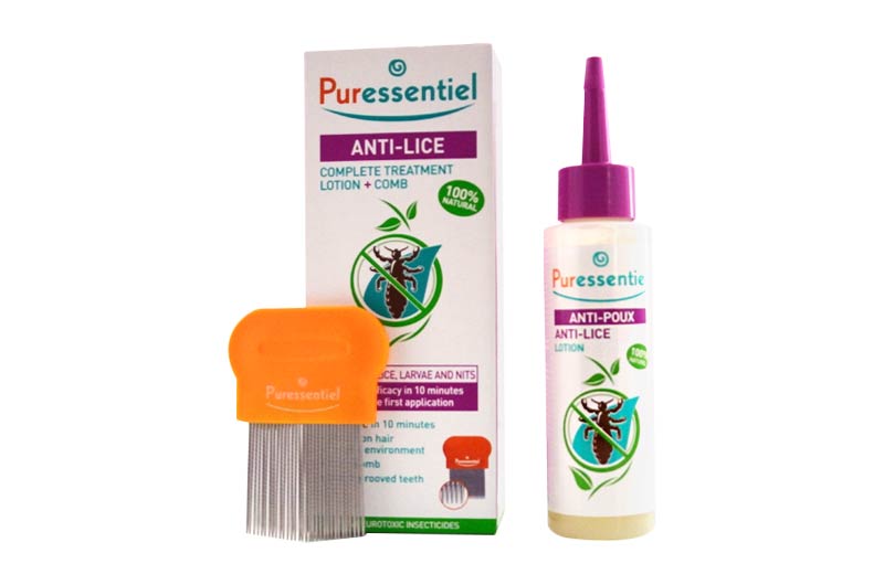 PURESSENTIEL ANTI-POUX Traitement complet lotion + Peigne 100% Naturel 100  ml - Pharma-Médicaments.com