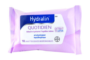 HYDRALIN QUOTIDIEN 10 lingettes douces biodégradables