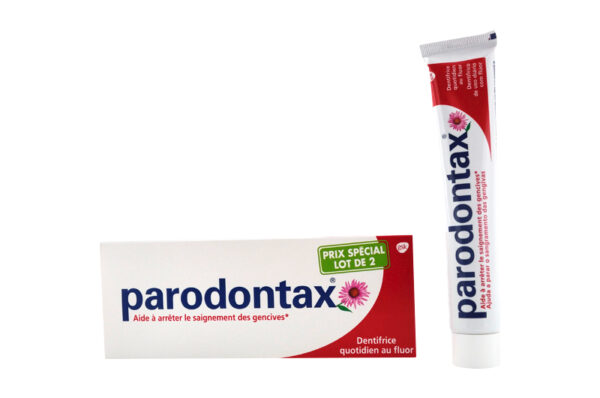 PARODONTAX dentifrice fluor bitube 2x75 ml