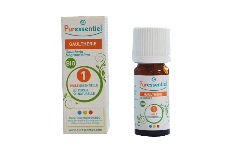PURESSENTIEL huile essentielle gaulthérie 10ml bio - Pharma-Médicaments.com