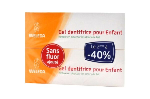 WELEDA Gel dentifrice pour enfant lot de 2x50 ml