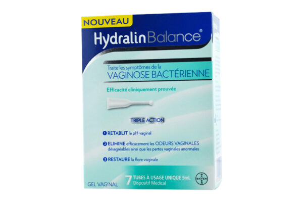 HYDRALIN BALANCE vaginose bactérienne gel tube 5 ml
