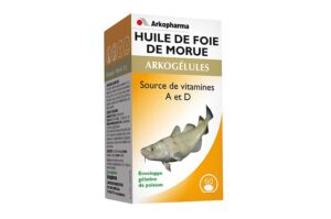ARKOPHARMA Arkogélules Vitamines A et D Huile de Foie de Morue 60 capsules