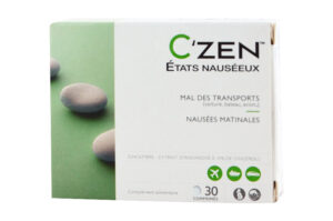C'ZEN etats nauseeux mal des transports et nausées matinales 30 comprimés