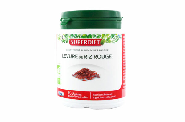SUPERDIET Levure de riz rouge BIO 150 gélules