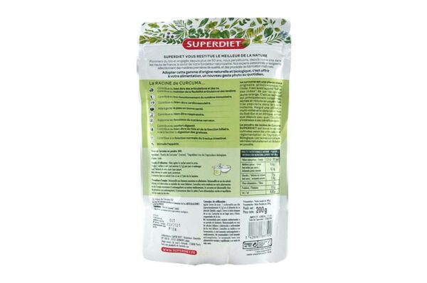 SUPER DIET CURCUMA poudre 200 gr – Image 2