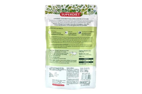 SUPER DIET MACA BIO poudre 200 gr – Image 2