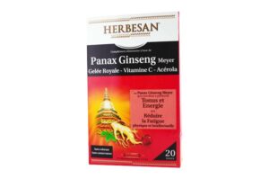 HERBESAN GINSENG + GELEE ROYALE + acerola + vit C 20 ampoules