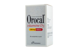 OROCAL VITAMINE D3 500 mg 60 comprimés