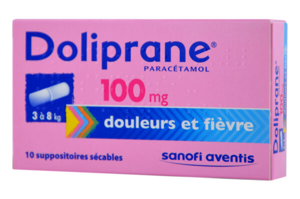 DOLIPRANE enfants 100 mg 10 suppositoires
