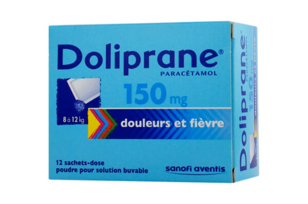 DOLIPRANE enfants 150 mg 12 sachets
