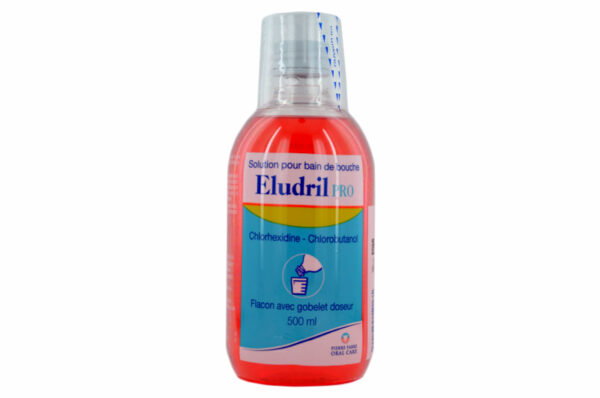 ELUDRIL PRO bain de bouche 500 ml + gobelet doseur